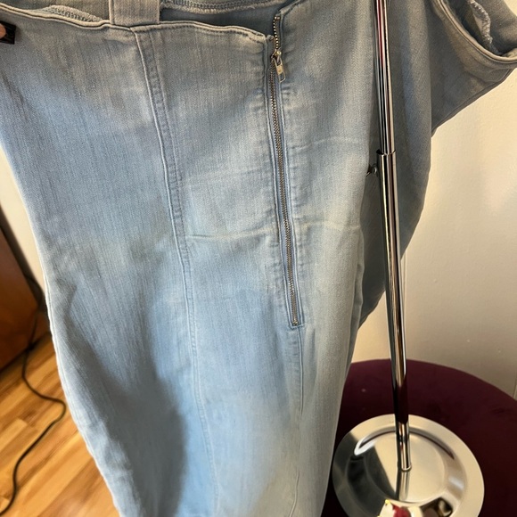 Denim strap dress mini - Picture 3 of 6